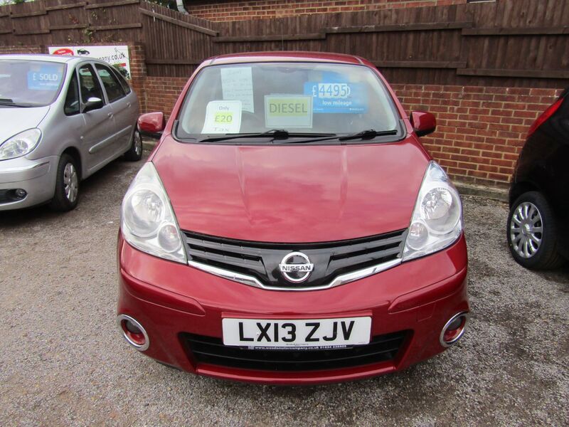 View NISSAN NOTE DCI N-TEC PLUS  Only 55,000 miles,  2 Lady Owners Previously,  Full Service  History