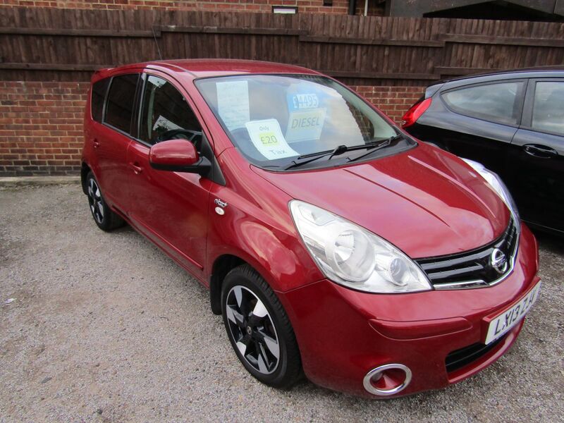 View NISSAN NOTE DCI N-TEC PLUS  Only 55,000 miles,  2 Lady Owners Previously,  Full Service  History