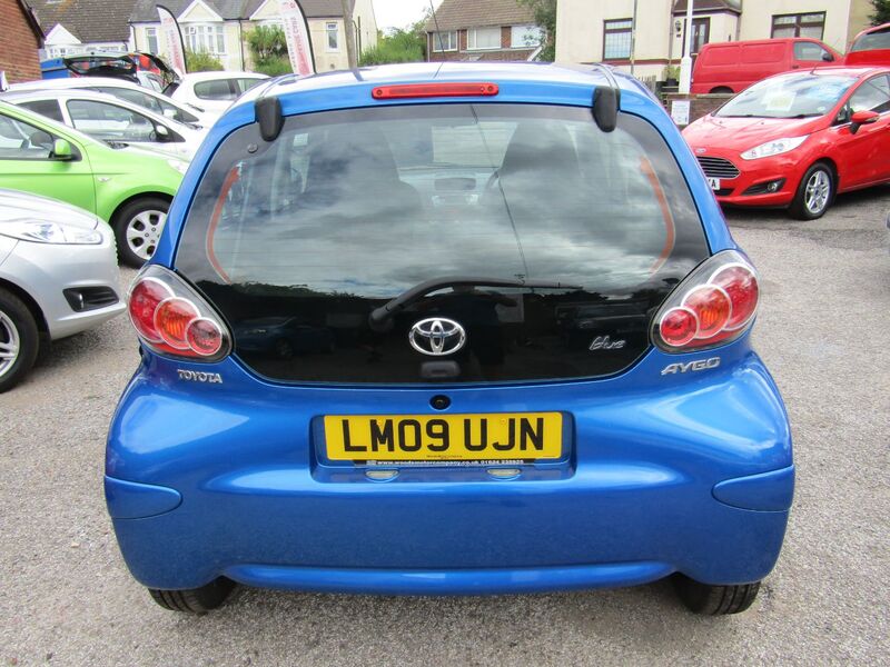View TOYOTA AYGO VVT-I BLUE  ONE LADY OWNER, Full Toyota Service History, 9 Toyota Stamps